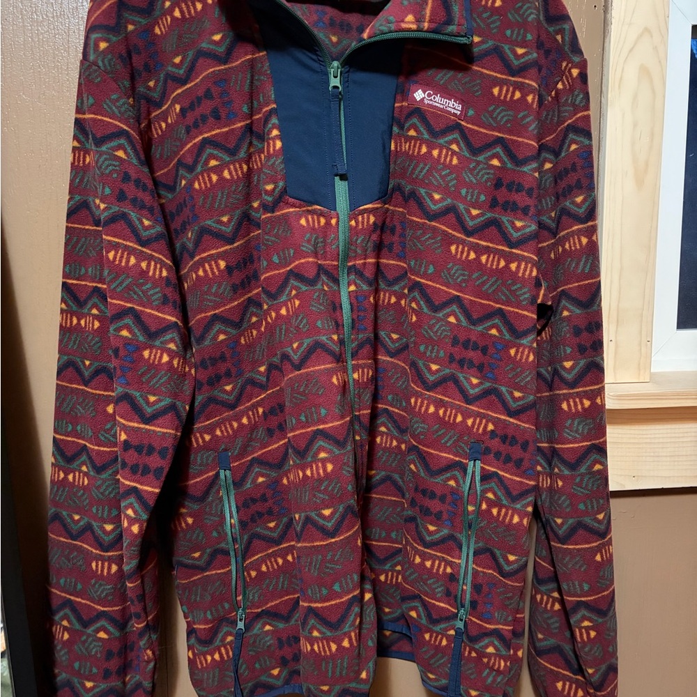 BRAND NEW- Columbia Colorful Geometric Fleece Jacket - Picture 8 of 8